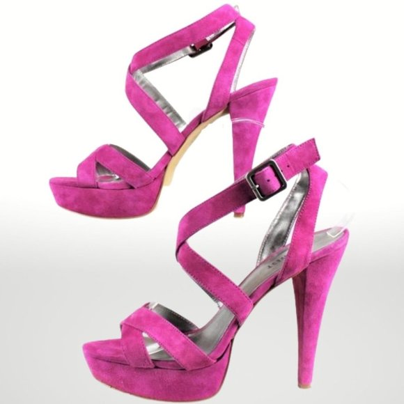 Nine West Pink Platform Heels - Picture 10 of 11